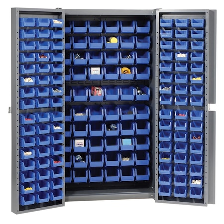 Global Industrial Bin Cabinet, 38 in W, 72 in H, 24 D 662132BL